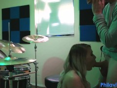 PATRICK DELPHIA-My first drum lesson featuring Angel Amour