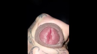 在镜子前美丽的自慰