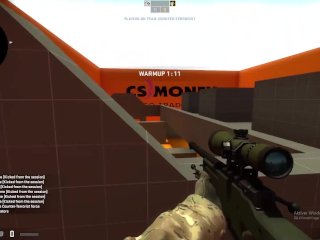 Two guys blowing eachother from an impressive distance