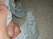 Preview 6 of Tasting gf's dirty lace panties found in the laundry basket