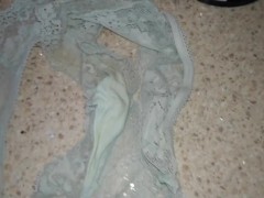 Tasting gf's dirty lace panties found in the laundry basket