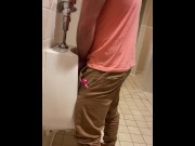 Preview 1 of Getting caught in the public urinals
