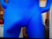 Preview 2 of Huge Dick Blue Man