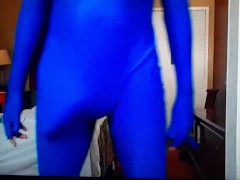 Huge Dick Blue Man 