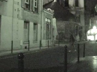 risky public jerkoff naked in the street