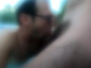 Preview 6 of Daddy & Boy sex in hot tub, face fucking, bareback
