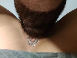 Very Wet Cunnilingus on My CreamyTight Pussy