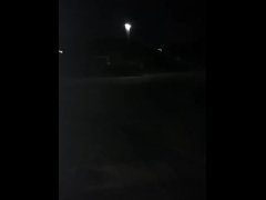 Bee Going For A Pee In The Middle Of The Road After A Night Out