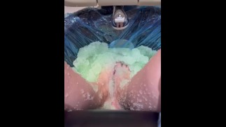 Watch my sexy feet play in the pedicure bath