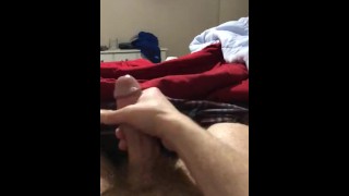 Masturbating to porn while the girlfriend is away