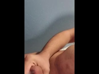 Young Man Masturbating in Changing Room