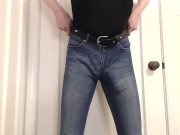 Preview 6 of Cumming in ultra-tight jeans and equestrian boots