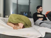 Preview 5 of dvp double vaginal penetration, caught masturbating by step-sister