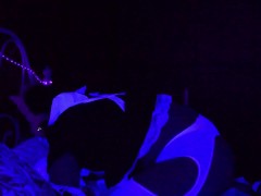 Neon Kitty Maid Ready to Serve~