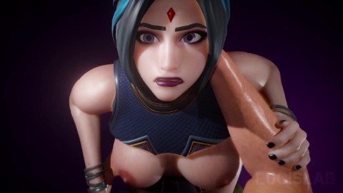 Animatie met Raven (DC) van Fortnite (Remaster 2021) (GELUID, 60FPS, 4K)