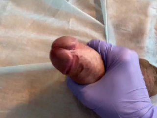 sperm hospital, nurse handjob, hospital, outside