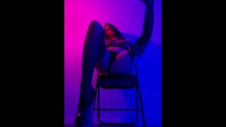 Teasing you in my 8" Pleaser heels 