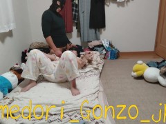 Japanese Sober & Chubby couple's sex life. woman who is inactive during sexual intercourse.
