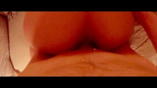 Quick doggystyle fucking of a pretty little ass with a huge cumshot.
