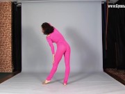 Preview 2 of Huge tits flexible babe Violeta Laczkowa