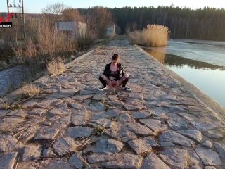 MarssyX - pissing by the pond  teaser