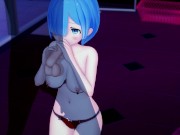Preview 2 of Re:Zero Hentai: Rem gets a creampie for Valentine's Day