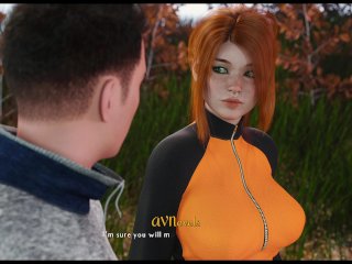 3d, visual novel, brunette big tits, big boobs