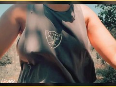 💋 Wifey Public Side Boob - Beach Flash  - Screenshot 15 of 16 - Public No Bra