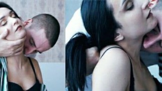 She flows like a bitch from kisses on the neck..