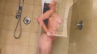 I let the chocolate delivery boy take a shower with me made my pussy sore