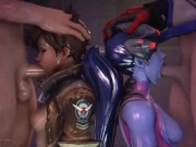 Preview 1 of Tracer And Widowmaker Face Fucked