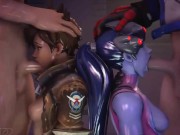 Preview 6 of Tracer And Widowmaker Face Fucked