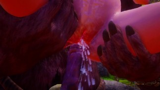 Идеальная сучка с большими сиськами трахается с монстром с большим членом | 3D порно дикая жизнь