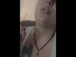 milf, smoking fetish, solo female, exclusive