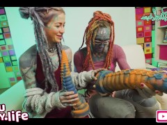 UNBOXING our NEW XXL JOHN THOMAS DILDOS. More on our FREE YOUTUBE channel: Kinky Life