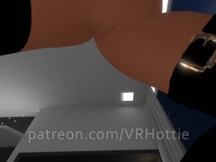 Sexy Red Head Demon Force Face Ride Glasses Strip Big Ass Gloves POV Lap Dance VRChat Metaverse