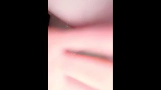 Pounding my tight little kitty  till I cum