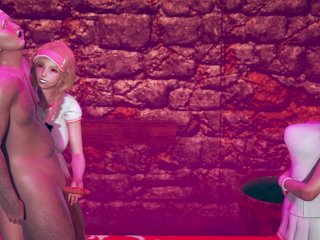 female_knight lose to monster ork - episode.8_Remake