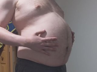 male, belly inflation, verified amateurs, 60fps