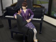 Preview 2 of I Picked Up A Girl Playing The Piano And Fucked Her In This - Sexual Hot Animations