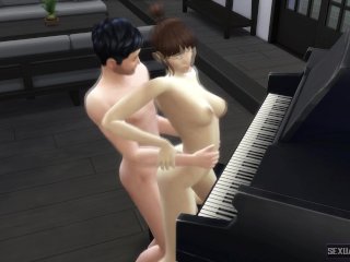 I Picked Up A Girl Playing ThePiano And Fucked Her InThis - Sexual Hot Animations