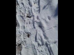 Freezing my balls in public