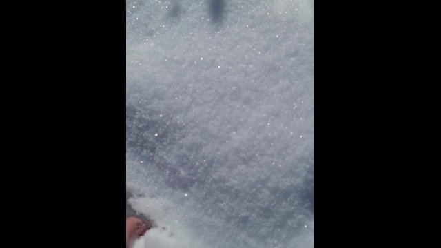 Freezing my balls in public