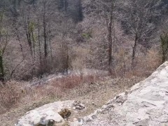 Video Hiking ended with sex, got caught, cum on yoga pants