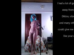 I am singing naked a pop porn song