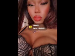 Nicki b flaunts her hot ass