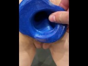 Preview 5 of Énorme gode de 11 cm de diamètre complètement dans mon trou du cul