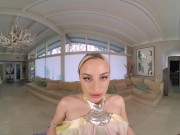 Preview 3 of Blonde Babe Anna Claire Clouds As STAR WARS Princess Amidala Needs Jedi Fuck VR Porn