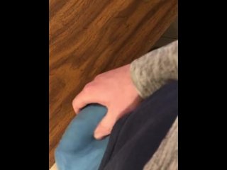 Fun with New Toy * Spitting on my Dick