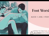 Foot fetish | Erotic audio story | Foot play | ASMR audio